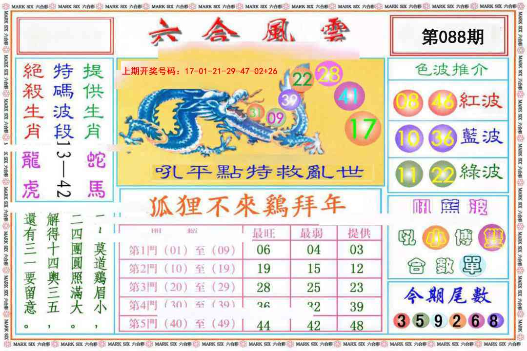 088期六合风云《另版》[图]